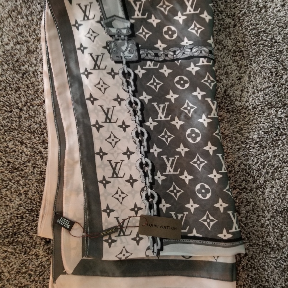Louis Vuitton silk scarf